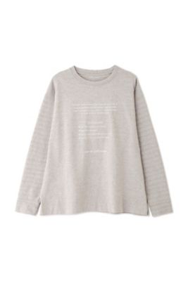◆リサイクル天竺ロゴＴシャツ（０７７１２６０００５）