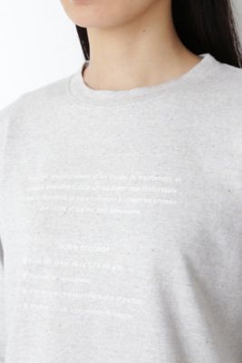 ◆リサイクル天竺ロゴＴシャツ（０７７１２６０００５）