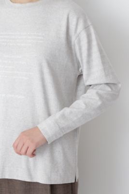 ◆リサイクル天竺ロゴＴシャツ（０７７１２６０００５）
