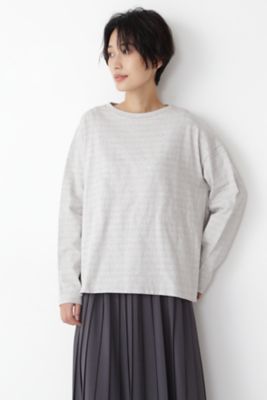 ＜human woman (Women)＞◆リサイクル天竺ＡラインＴシャツ（０７７１２６０００６）