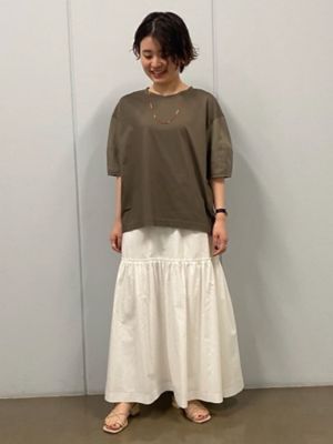◆サイロオーガニック強撚天竺プルオーバー（０７７１２６０７０１）