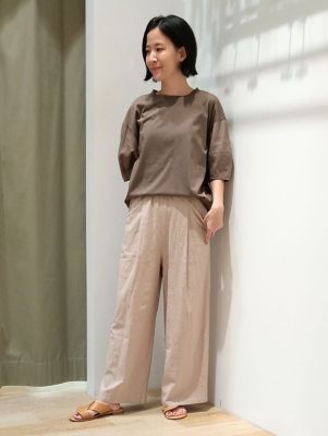 ◆サイロオーガニック強撚天竺プルオーバー（０７７１２６０７０１）