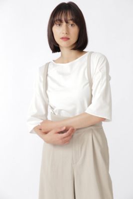 ＜human woman (Women)＞◆コットン麻チドリジャージプルオーバー（０７７１２６０７０３）
