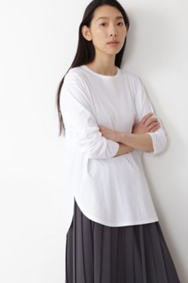 ＜human woman (Women)＞コットンロングプルオーバー（０７７１２６０９０３）