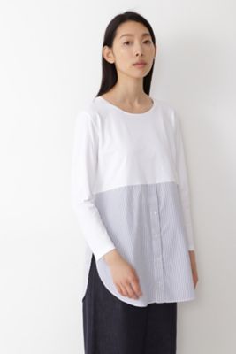 ◆オーガニックコットン　ドッキングプルオーバー（０７７１２６０９０４）