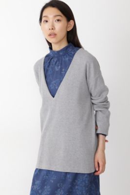 ＜human woman (Women)＞◆Ｖネックワッフルプルオーバー（０７７１２６０９０７）