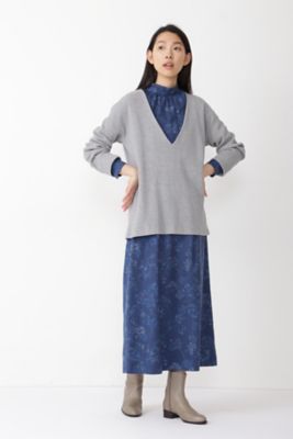 ◆Ｖネックワッフルプルオーバー（０７７１２６０９０７）