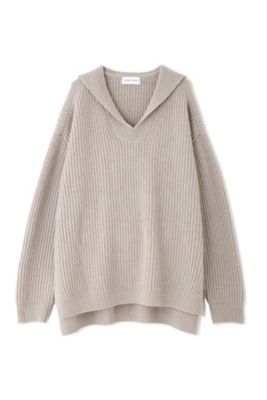 ◆畦セーラーカラーニットプルオーバー（０７７１２７０００９）