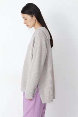 ◆畦セーラーカラーニットプルオーバー（０７７１２７０００９）