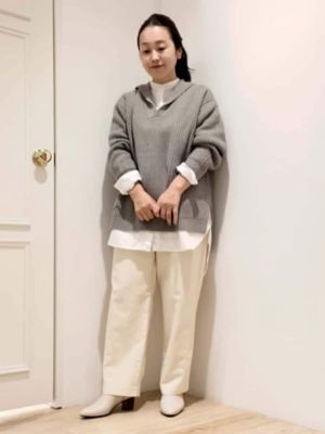 ◆畦セーラーカラーニットプルオーバー（０７７１２７０００９）
