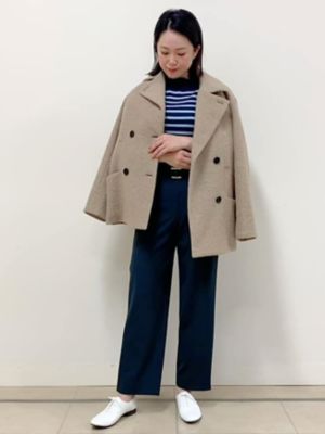◆梳毛ボーダープルオーバー（０７７１２７００１２）