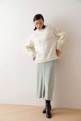 ◆ジャガードニットトップス（０７７１２７０１０６）