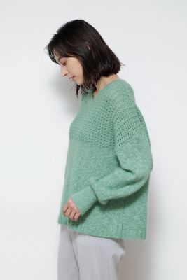 ◆コットンスラブモヘヤトップス（０７７１２７０１０７）