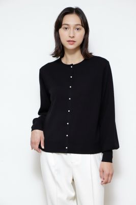 ◆パールボタンカーディガン（０７７１２７０２００）