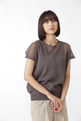 ＜human woman (Women)＞◆シアーニットプルオーバー（０７７１２７０７０２）