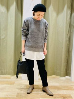 ◆サイドボタンニットプルオーバー（０７７１２７０９０３）