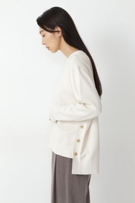 ◆サイドボタンニットプルオーバー（０７７１２７０９０３）