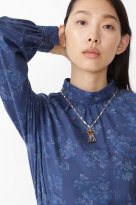 ＜human woman (Women)＞◆ビーズタッセルネックレス（０７７１２９１９０１）