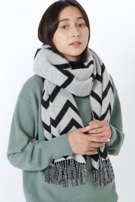 ＜human woman (Women)＞◆ＧＬＥＮ　ＰＲＩＮＣＥ幾何学ストール（０７７１２９８００１）