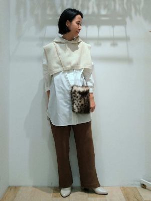 ◆ニットハーフフード（０７７１２９８９０２）