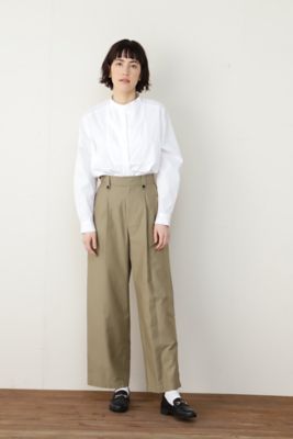 ◆スタンドカラーシャツ（０７７２１１０１０１）