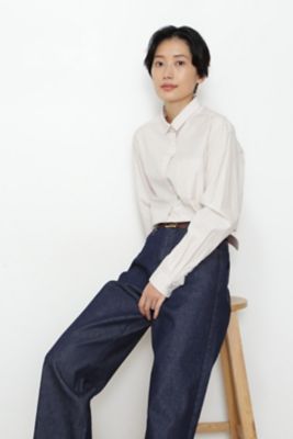 ◆１００／２ストライプブラウス（０７７２１１０１０４）