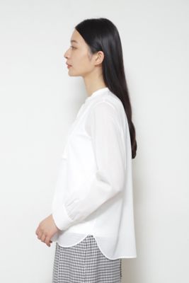 ◆オーガニックタックブラウス（０７７２１１０２０１）