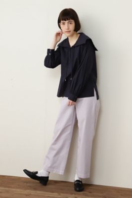 ◆≪ａｒｒｉｖｅ　５ｅ≫レースアップセーラーカラーブラウス（０７７２１１０２０５）