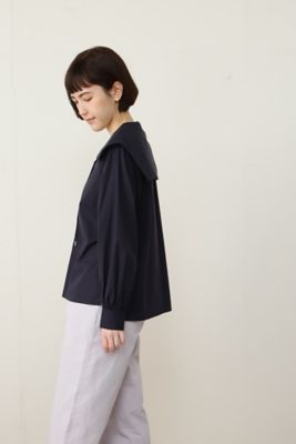 ◆≪ａｒｒｉｖｅ　５ｅ≫レースアップセーラーカラーブラウス（０７７２１１０２０５）