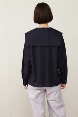 ◆≪ａｒｒｉｖｅ　５ｅ≫レースアップセーラーカラーブラウス（０７７２１１０２０５）