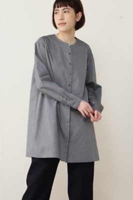 ◆キーネックロングブラウス（０７７２１１０２０６）