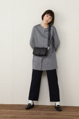 ◆キーネックロングブラウス（０７７２１１０２０６）