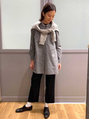 ◆キーネックロングブラウス（０７７２１１０２０６）