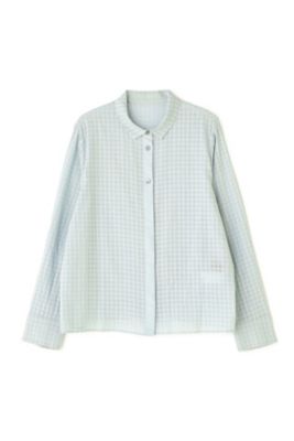 ◆≪Ｊａｐａｎ　ｃｏｕｔｕｒｅ≫カラミチェックブラウス（０７７２１１０３０８）