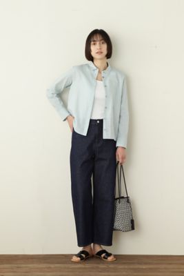 ◆≪Ｊａｐａｎ　ｃｏｕｔｕｒｅ≫カラミチェックブラウス（０７７２１１０３０８）