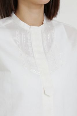 ◆刺繍ブラウス（０７７２１１０３０９）