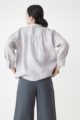 ◆ハードマンリネンブラウス（０７７２１１０４０２）