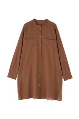 ◆シアーロングシャツ（０７７２１１０４０６）