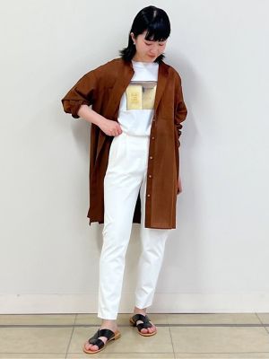 ◆シアーロングシャツ（０７７２１１０４０６）