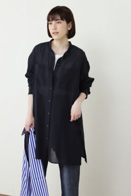◆シアーロングシャツ（０７７２１１０４０６）