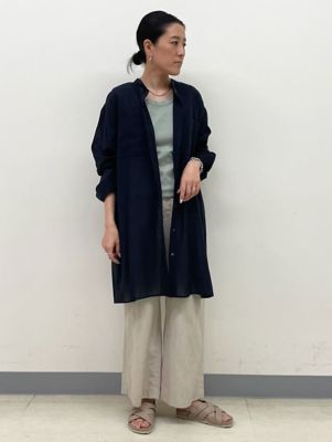 ◆シアーロングシャツ（０７７２１１０４０６）