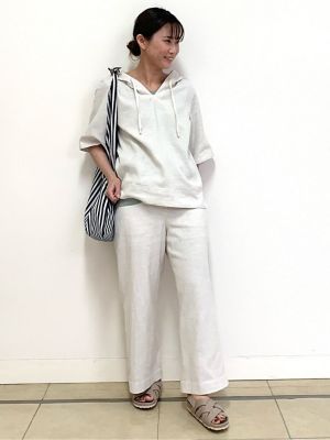 ◆≪Ｊａｐａｎ　ｃｏｕｔｕｒｅ≫バスケットツイルフードトップス（０７７２１１０４０７）