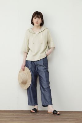 ◆≪Ｊａｐａｎ　ｃｏｕｔｕｒｅ≫バスケットツイルフードトップス（０７７２１１０４０７）