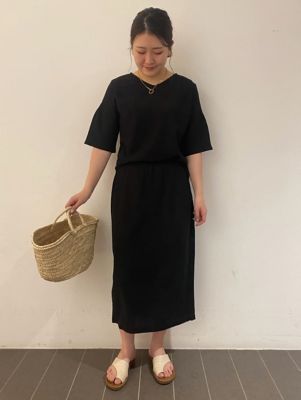 ◆ギンガム楊柳ブラウス（０７７２１１０５０２）