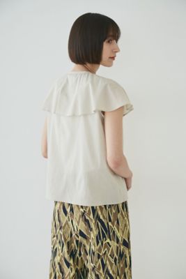 ◆フリル衿ブラウス（０７７２１１０５０５）