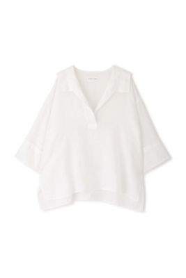 ◆ハードマンリネンセーラーカラーブラウス（０７７２１１０５０６）