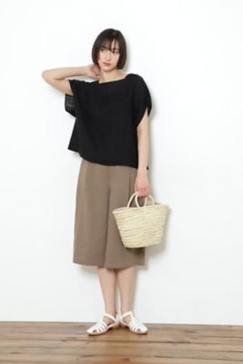 ◆≪ａｒｒｉｖｅ　５ｅ≫アキハリネンチェックブラウス（０７７２１１０５０９）