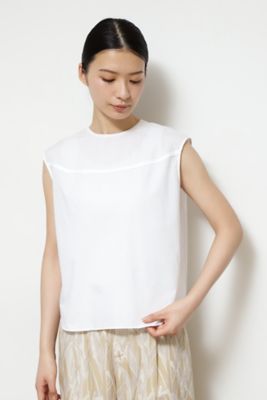◆ヨーク切替ノースリーブブラウス（０７７２１１０５１０）