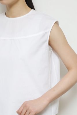 ◆ヨーク切替ノースリーブブラウス（０７７２１１０５１０）