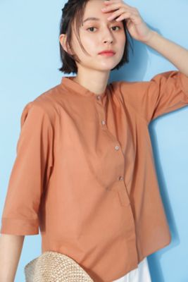 ◆アキバローンスタンドカラーブラウス（０７７２１１０６００）